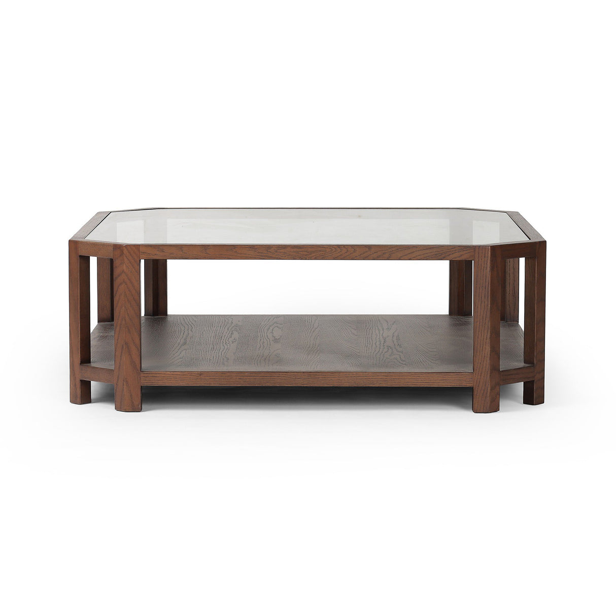 Jenzen Coffee Table in Tempered Glass from Four Hands - Luna Furniture