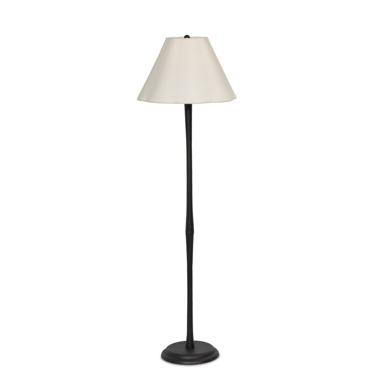 Isabeau Floor Lamp in Black Wrought Iron from Four Hands - Luna Furniture