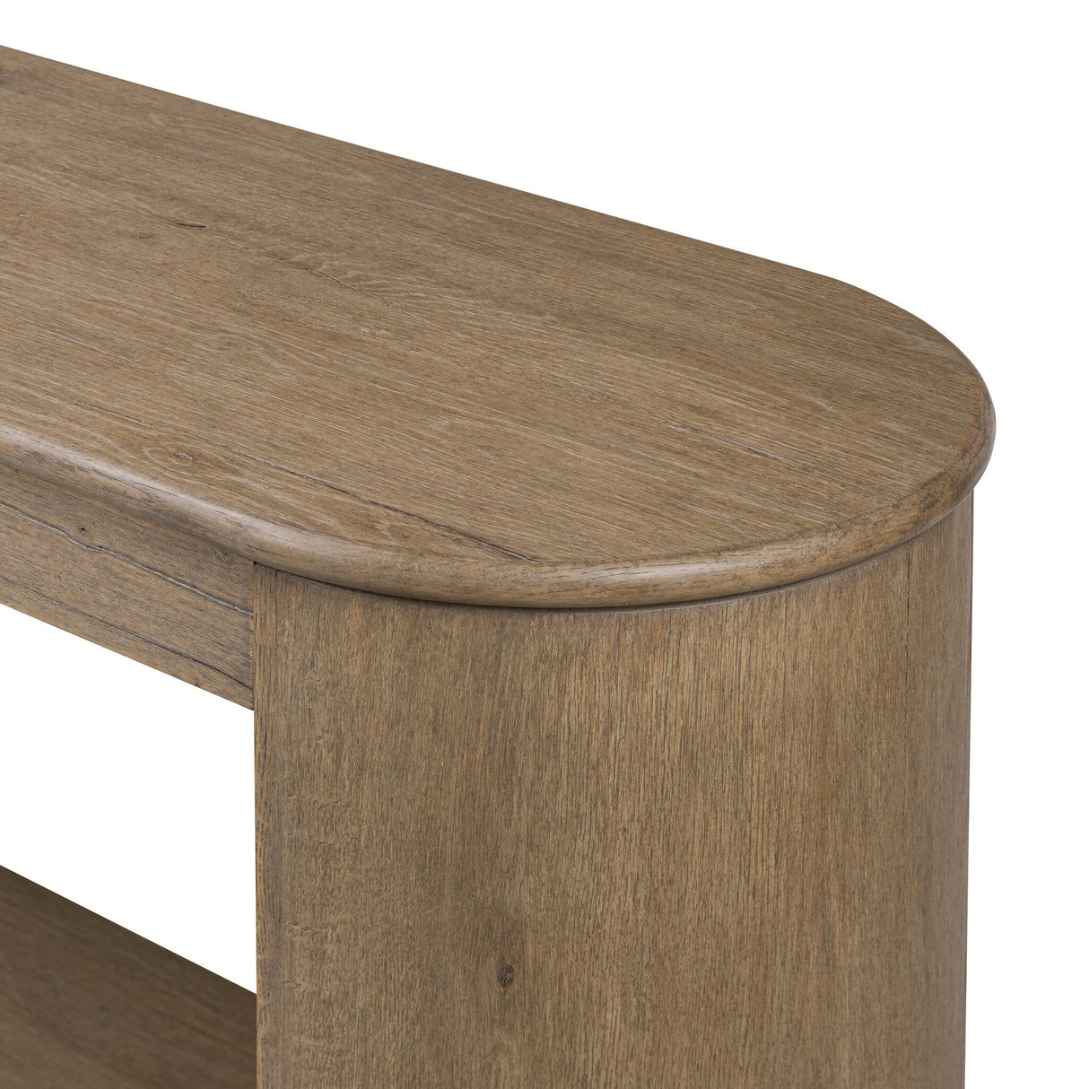 Farrow Console Table in Drifted Oak Veneer from Four Hands - Luna Furniture