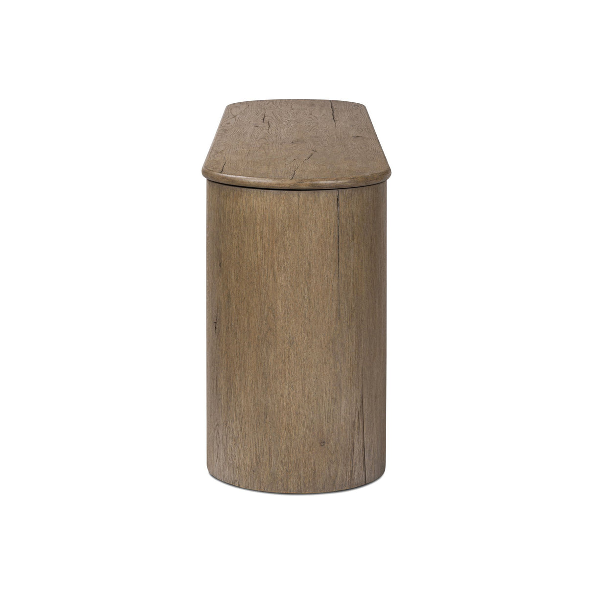 Farrow Console Table in Drifted Oak Veneer from Four Hands - Luna Furniture