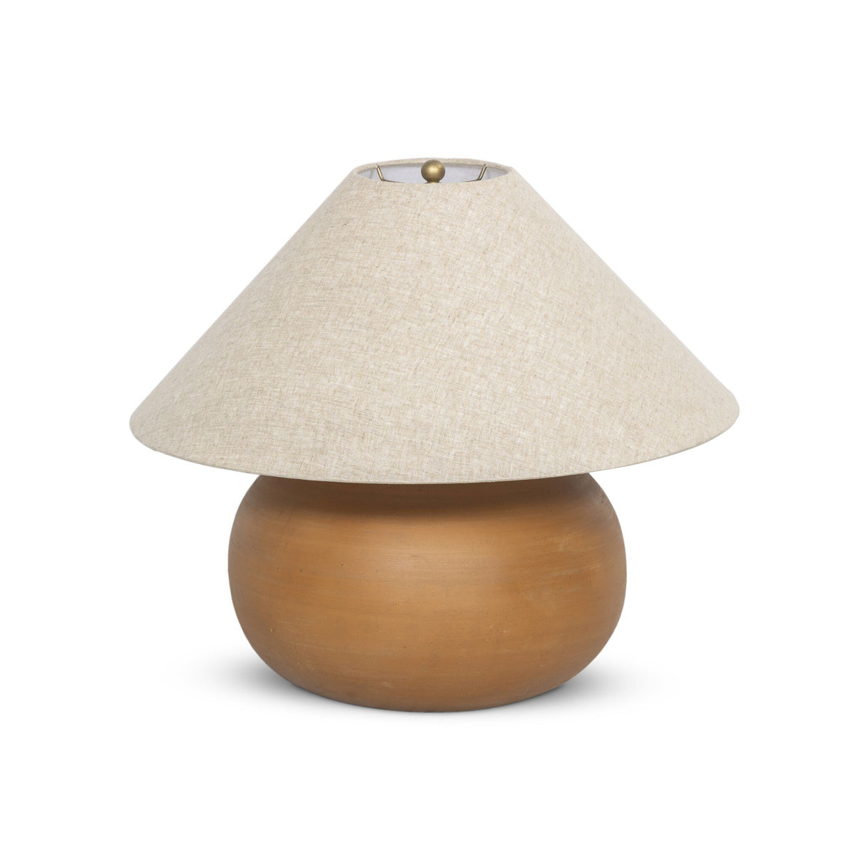 Sol Table Lamp in Natural Terracotta from Four Hands - Luna Furniture