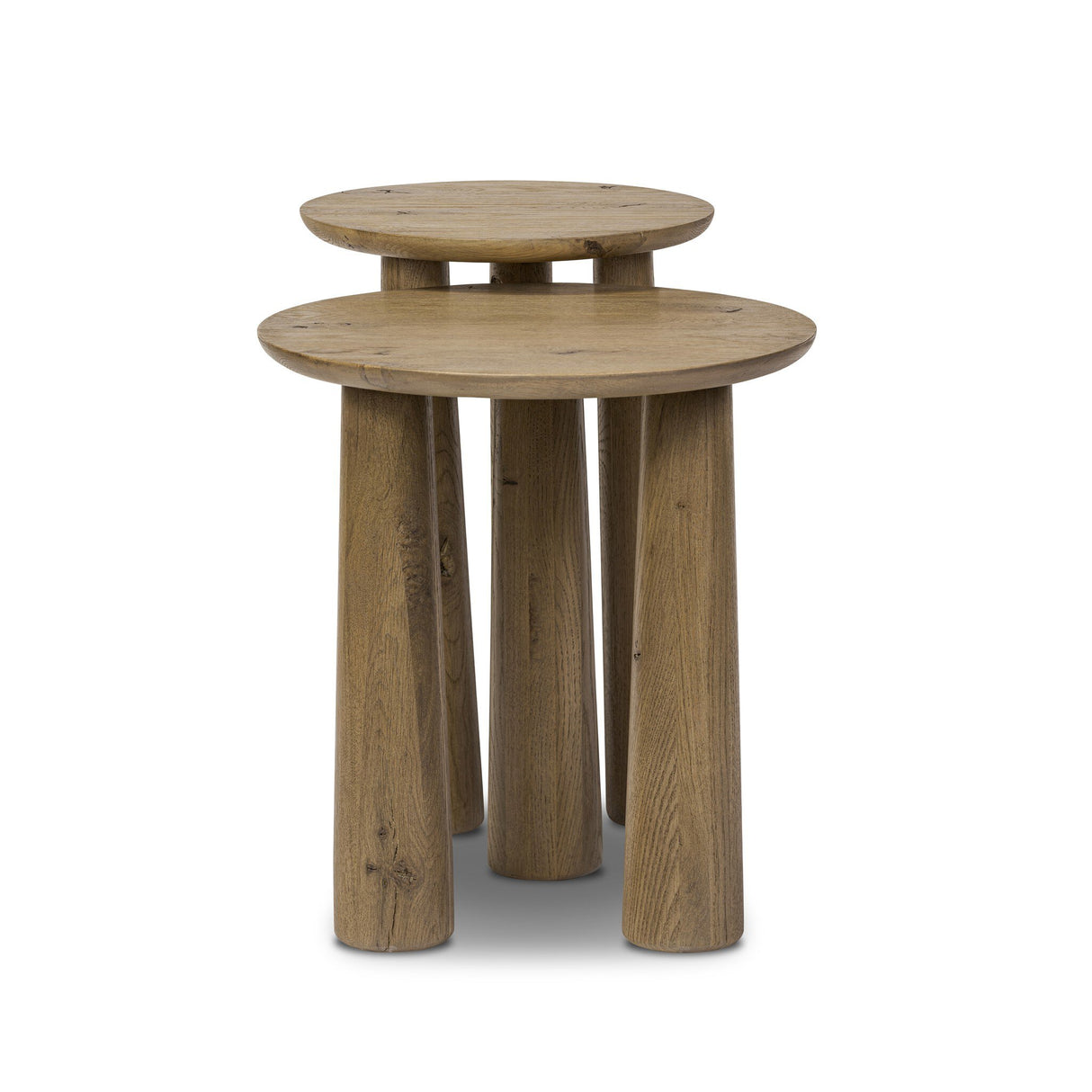 Cooper Nesting End Tables in Drifted Oak from Four Hands - Luna Furniture