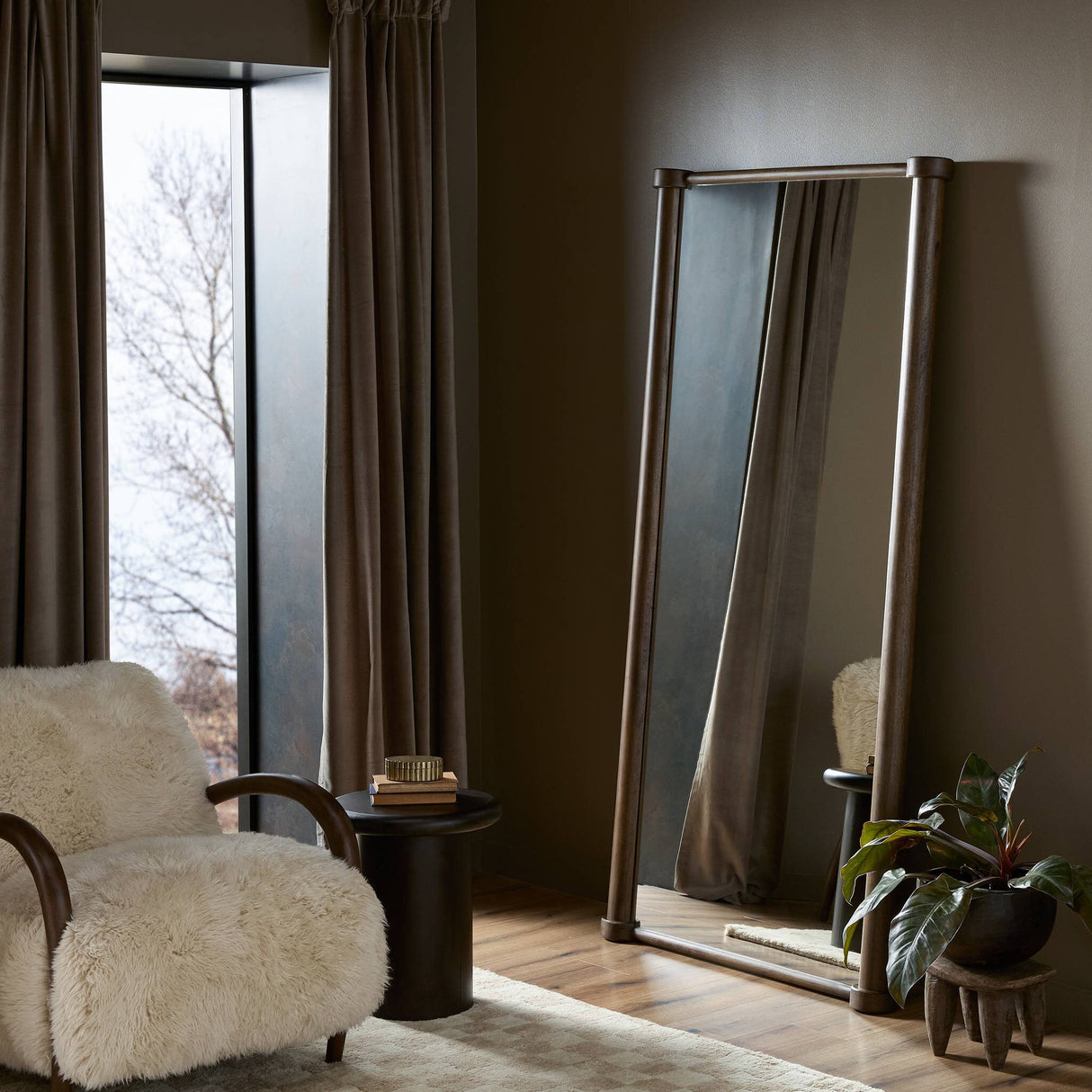 Decou Mirror in Umber Mango from Four Hands - Luna Furniture