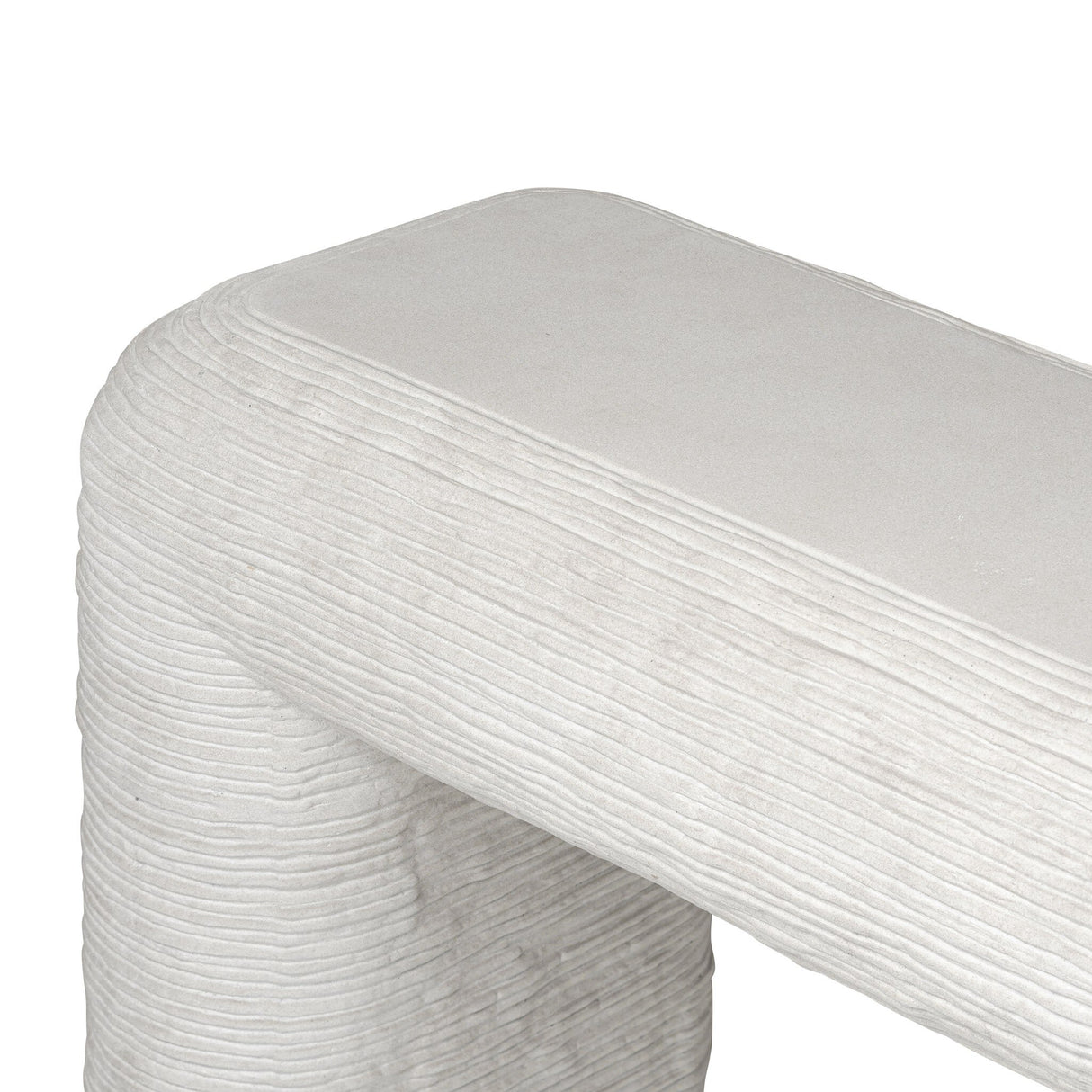 Cirri Console Table in Smooth Lunar Concrete from Four Hands - Luna Furniture