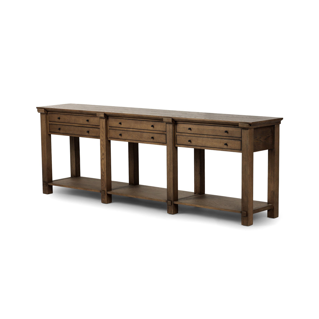 Gardendale Console Table in Tan Oak from Four Hands - Luna Furniture