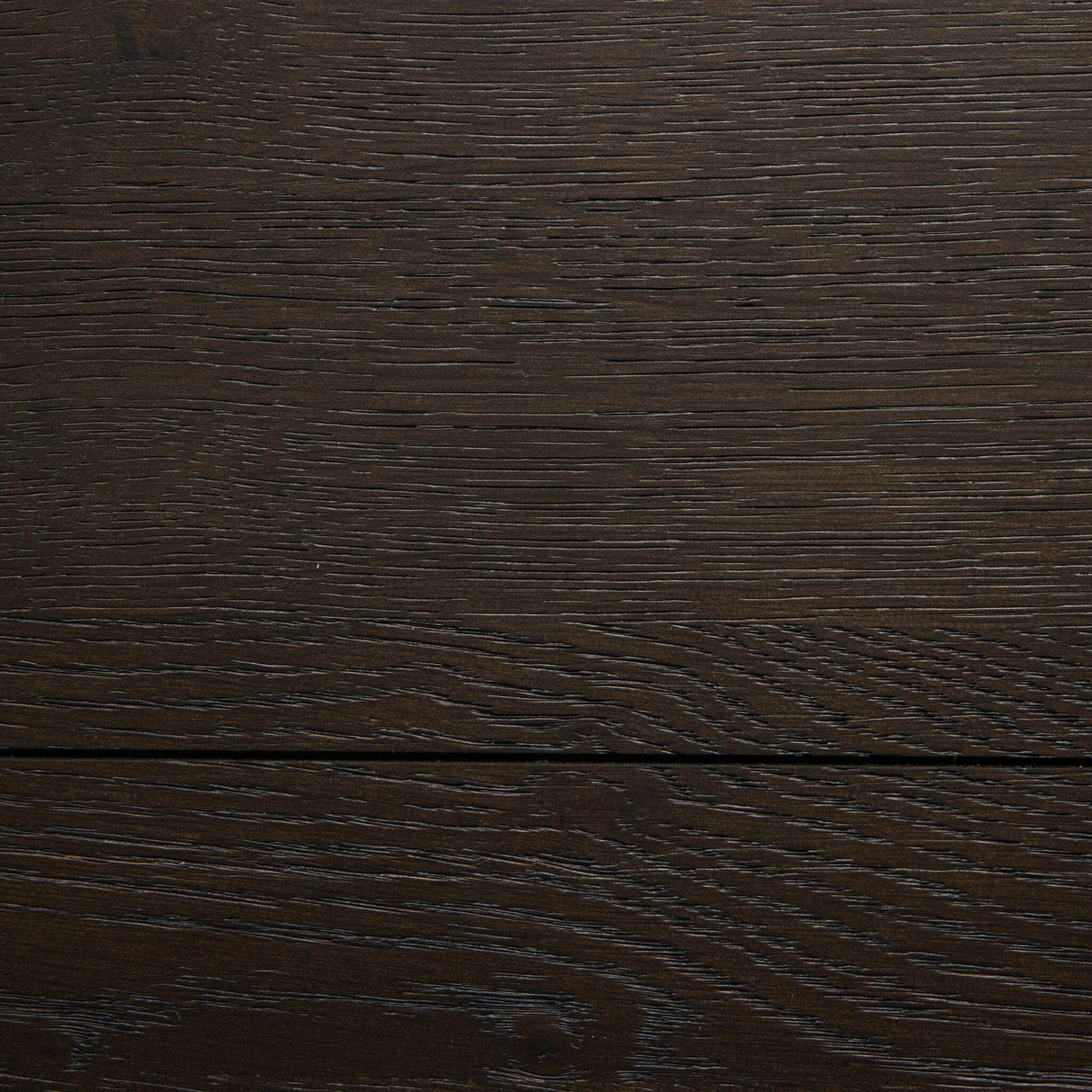 Zeno Console Table in Smoked Black Resawn Oak from Four Hands - Luna Furniture