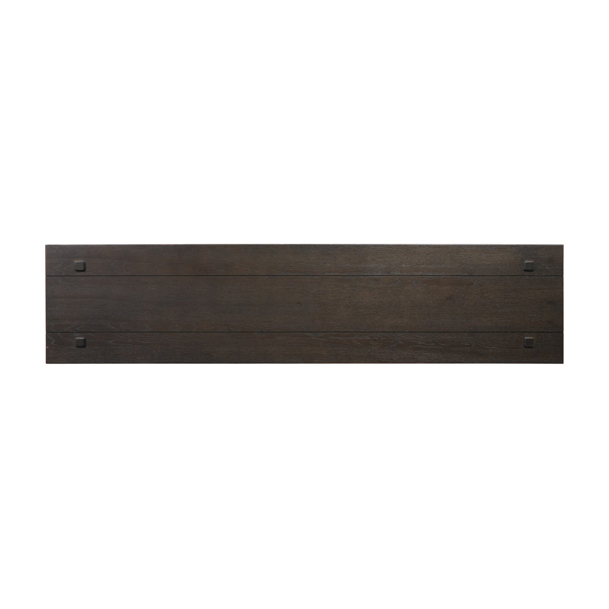 Zeno Console Table in Smoked Black Resawn Oak from Four Hands - Luna Furniture