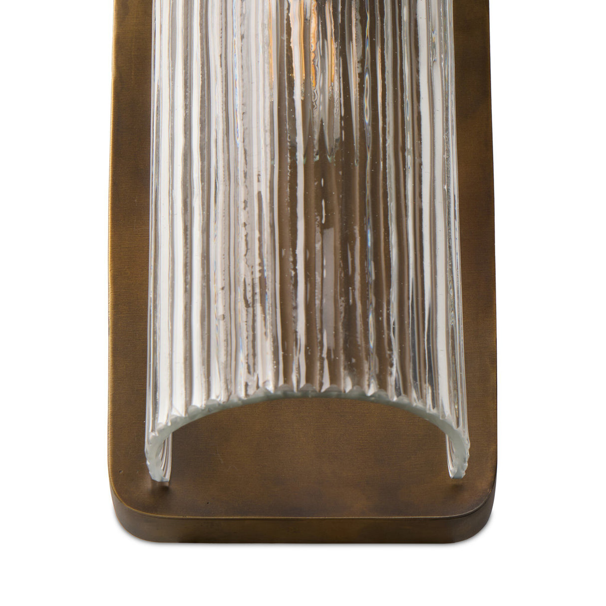 Kenji Sconce in Clear Reeded Glass from Four Hands - Luna Furniture