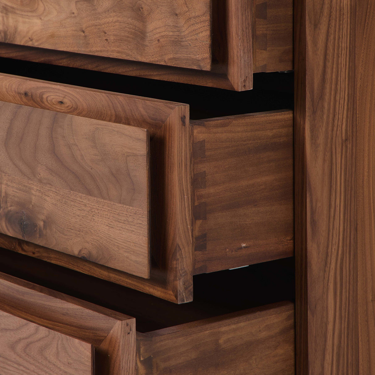 Stafford 6 Drawer Dresser in Walnut Natural from Four Hands - Luna Furniture