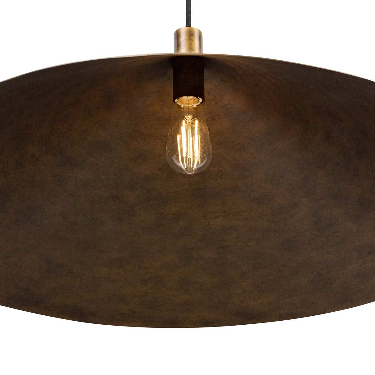 Emeric Pendant in Burnished Brass Aluminum from Four Hands - Luna Furniture