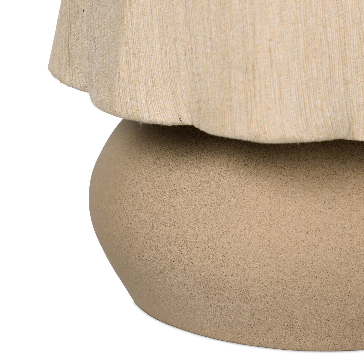 Posie Table Lamp in Tan Speckled Ceramic from Four Hands - Luna Furniture