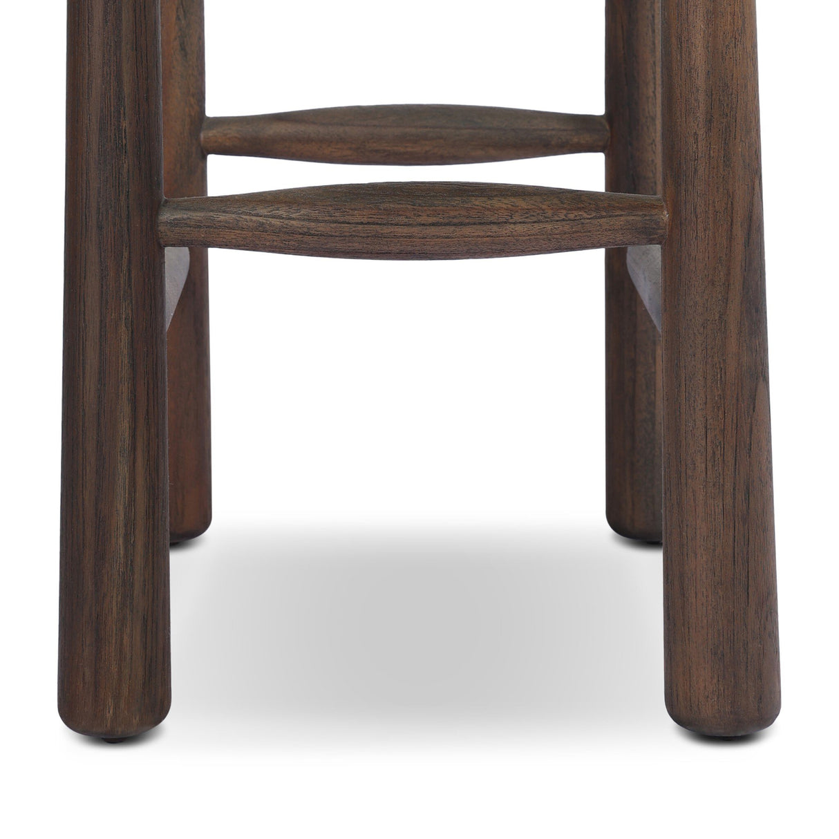 Savio Outdoor Bar + Counter Stool in Dark Textured Woven from Four Hands - Luna Furniture