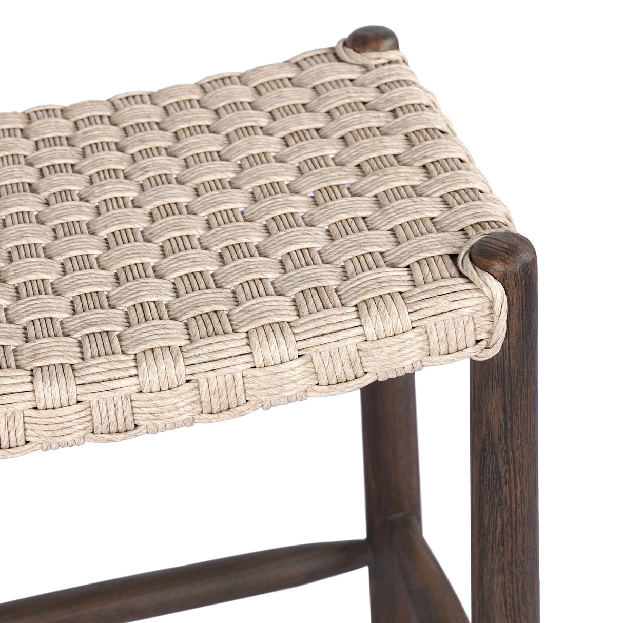 Savio Outdoor Bar + Counter Stool in Vintage White from Four Hands - Luna Furniture