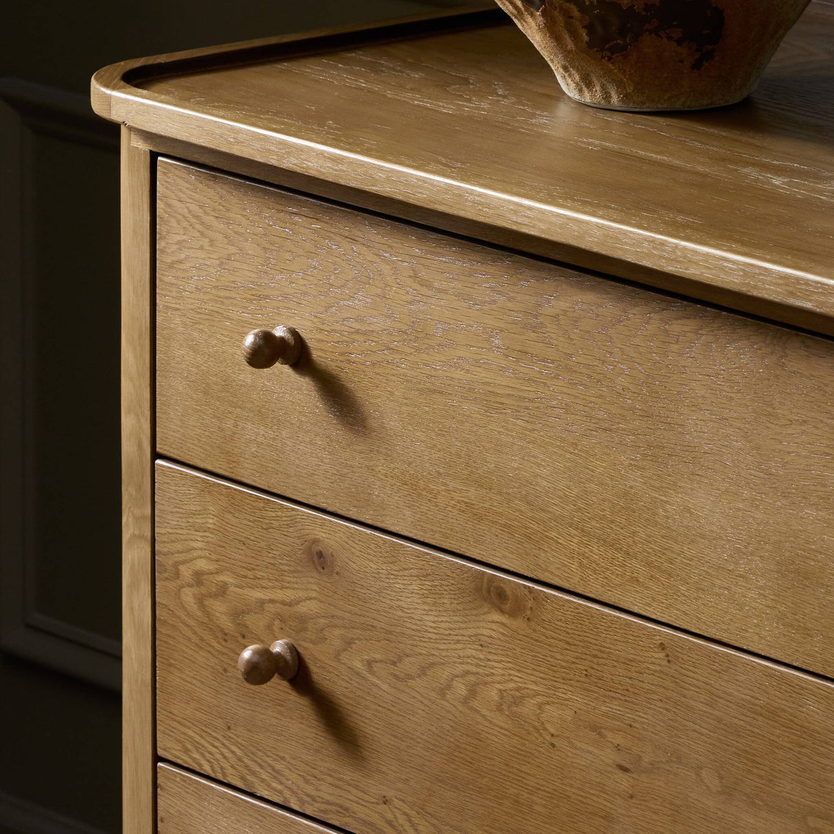 Franny 6 Drawer Dresser in Saddle Brown Veneer from Four Hands - Luna Furniture