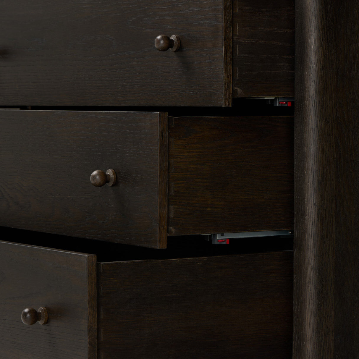 Franny 6 Drawer Dresser in Espresso Oak Veneer from Four Hands - Luna Furniture