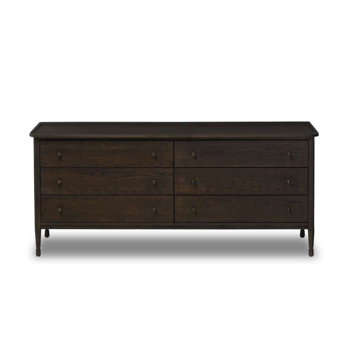 Franny 6 Drawer Dresser in Espresso Oak Veneer from Four Hands - Luna Furniture