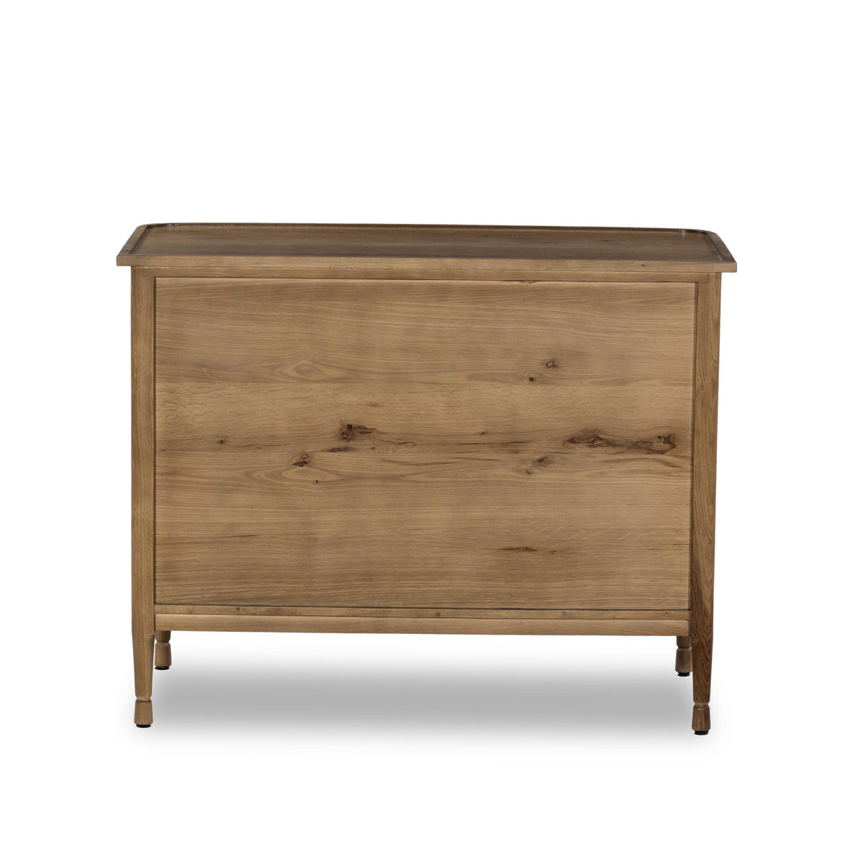 Franny 3 Drawer Chest in Saddle Brown Veneer from Four Hands - Luna Furniture