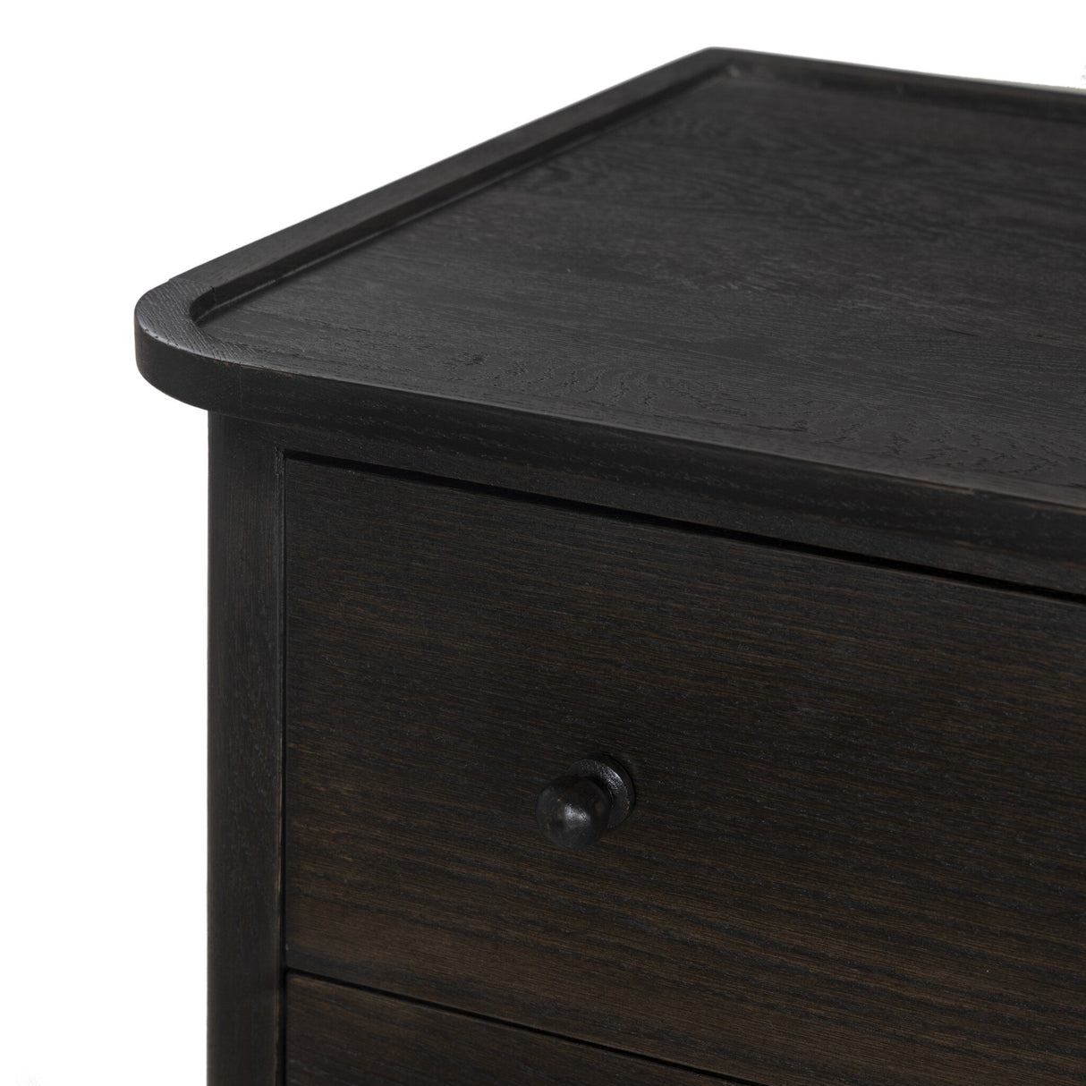 Franny 3 Drawer Chest in Espresso Oak Veneer from Four Hands - Luna Furniture