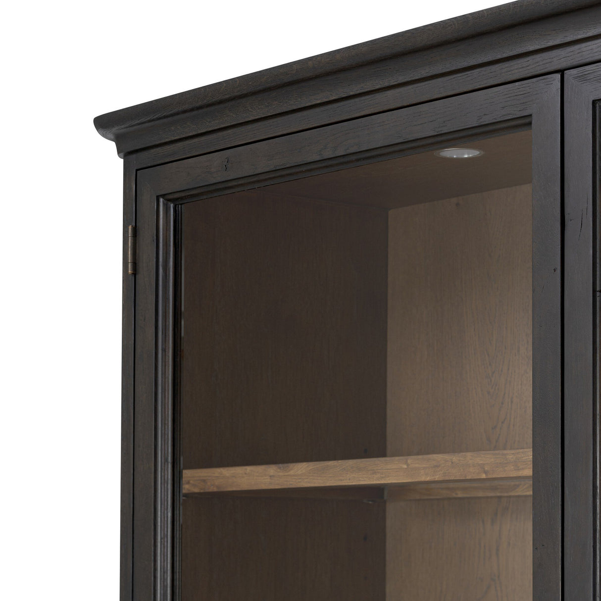 Sussex Wide Cabinet in Smoked Black from Four Hands - Luna Furniture