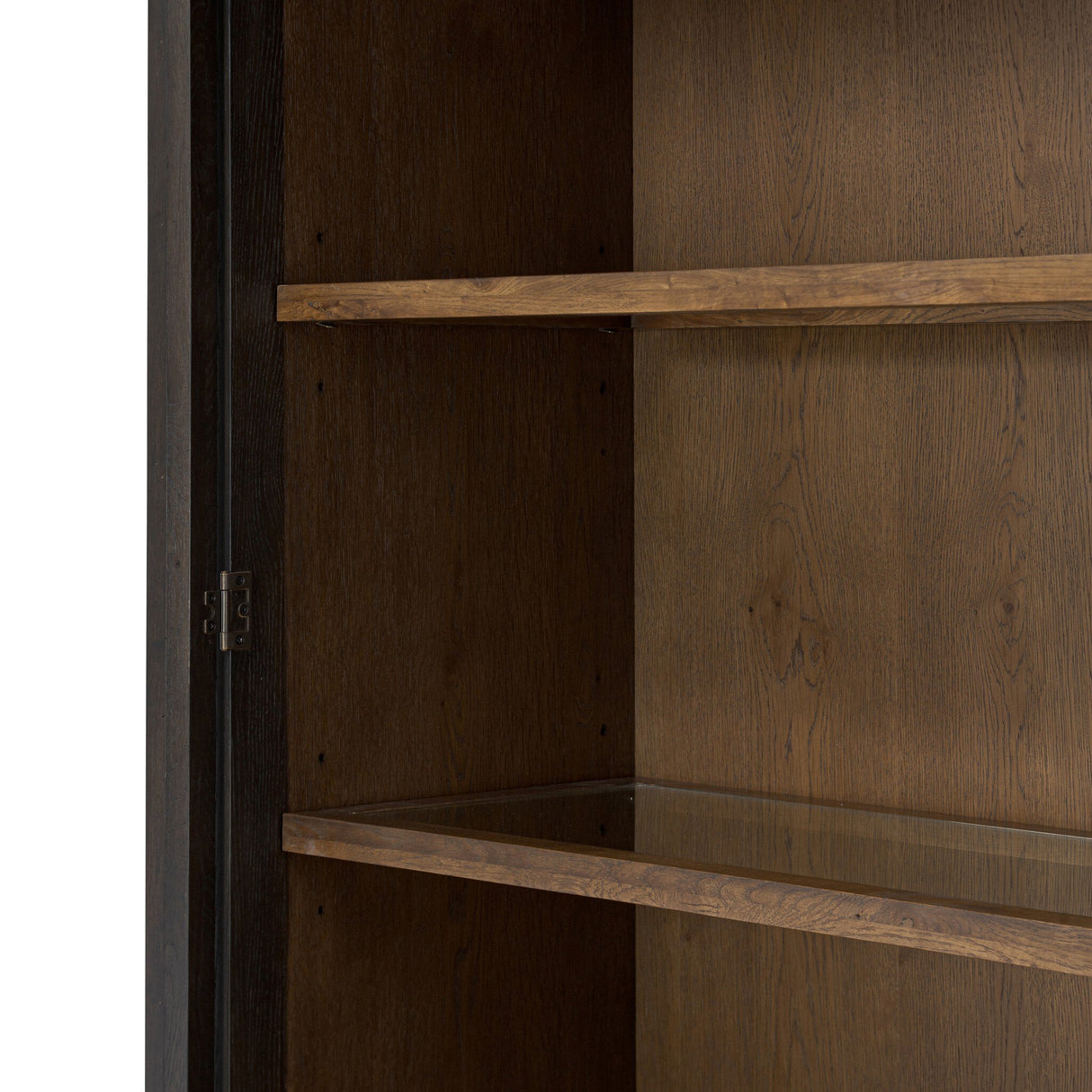 Sussex Wide Cabinet in Smoked Black from Four Hands - Luna Furniture