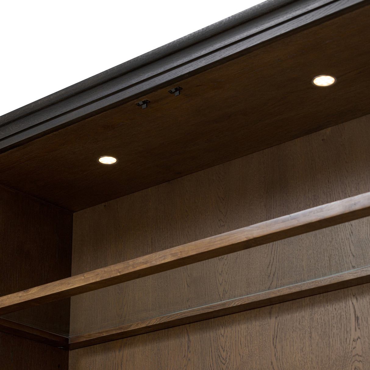 Sussex Wide Cabinet in Smoked Black from Four Hands - Luna Furniture