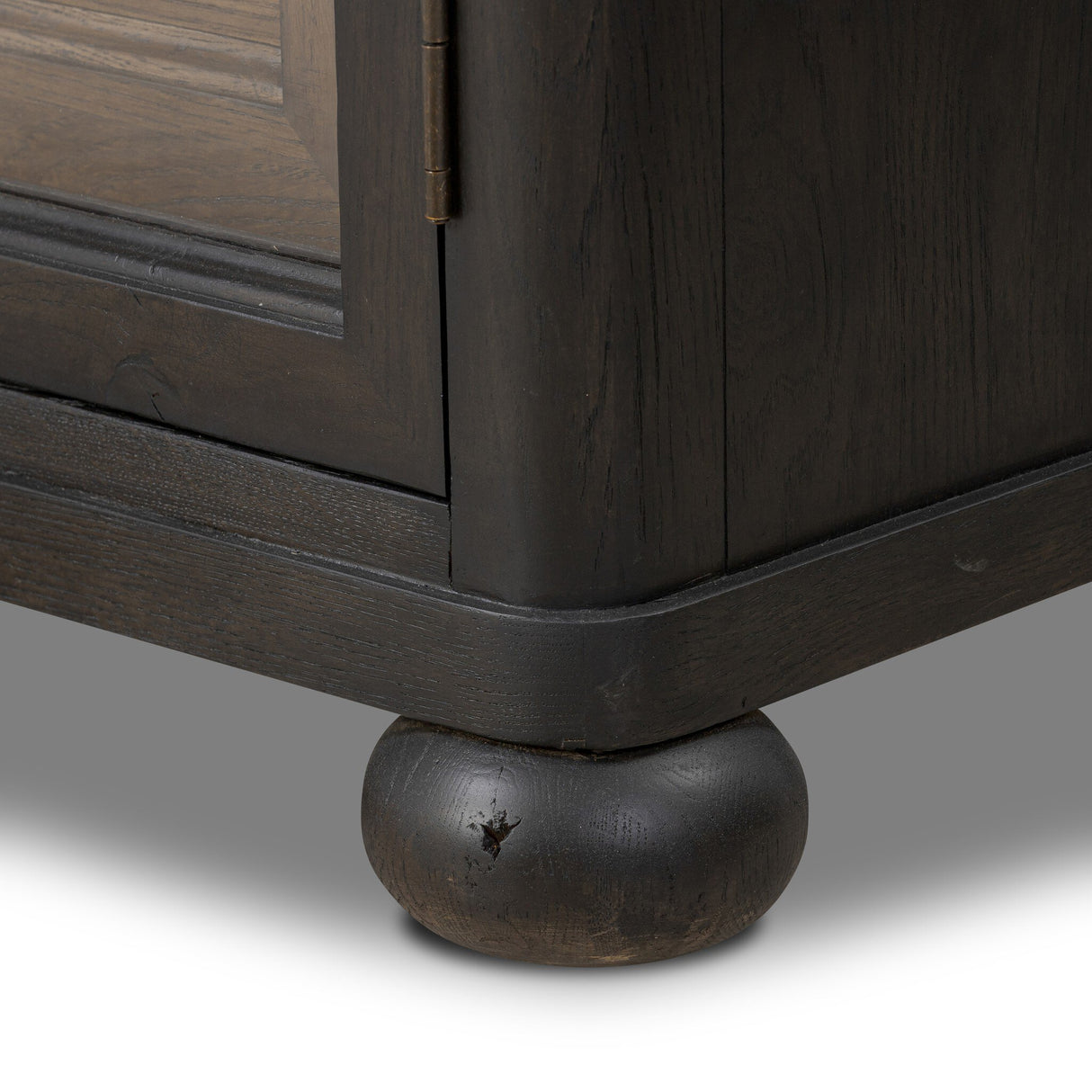 Sussex Wide Cabinet in Smoked Black from Four Hands - Luna Furniture
