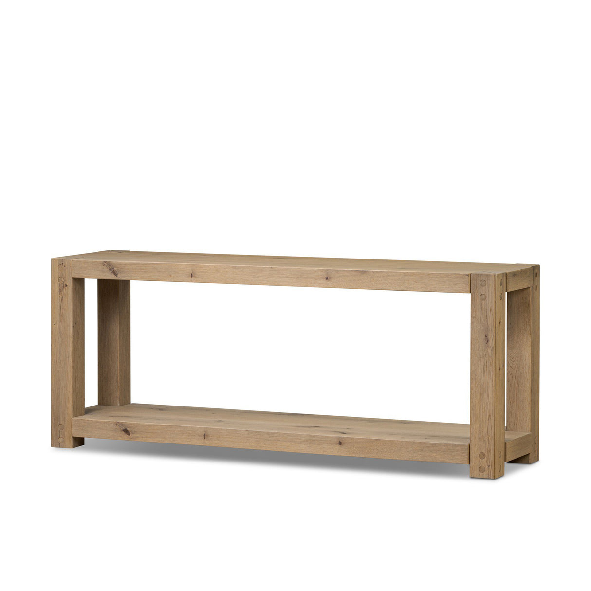 Emmer Console Table in Aged Smoked Oak from Four Hands - Luna Furniture