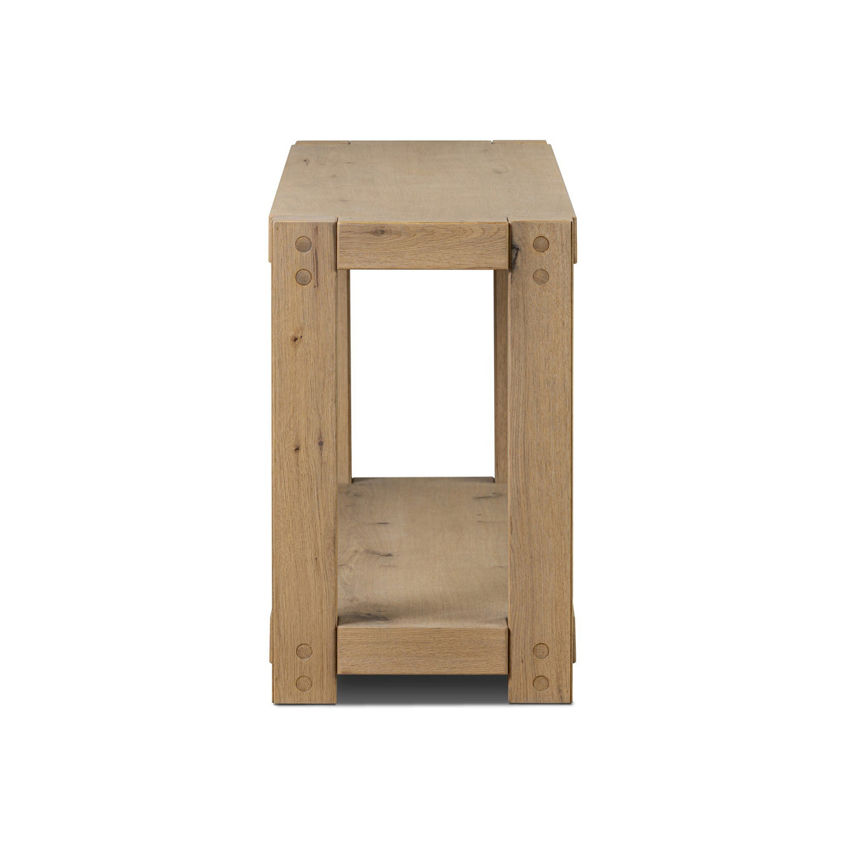 Emmer Console Table in Aged Smoked Oak from Four Hands - Luna Furniture
