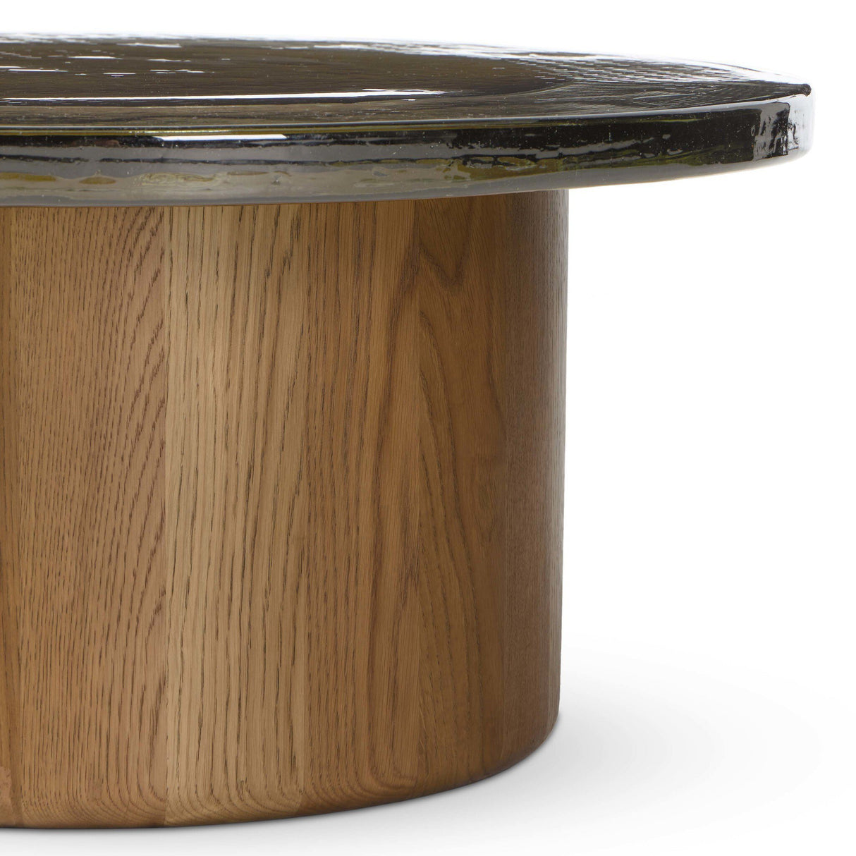 Shira Coffee Table in Clear Cast Glass from Four Hands - Luna Furniture