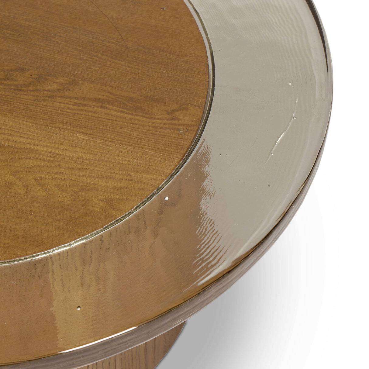 Shira Coffee Table in Clear Cast Glass from Four Hands - Luna Furniture