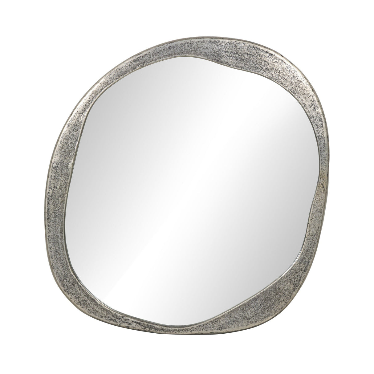 Chavez Mirror in Raw Antique Nickel from Four Hands - Luna Furniture
