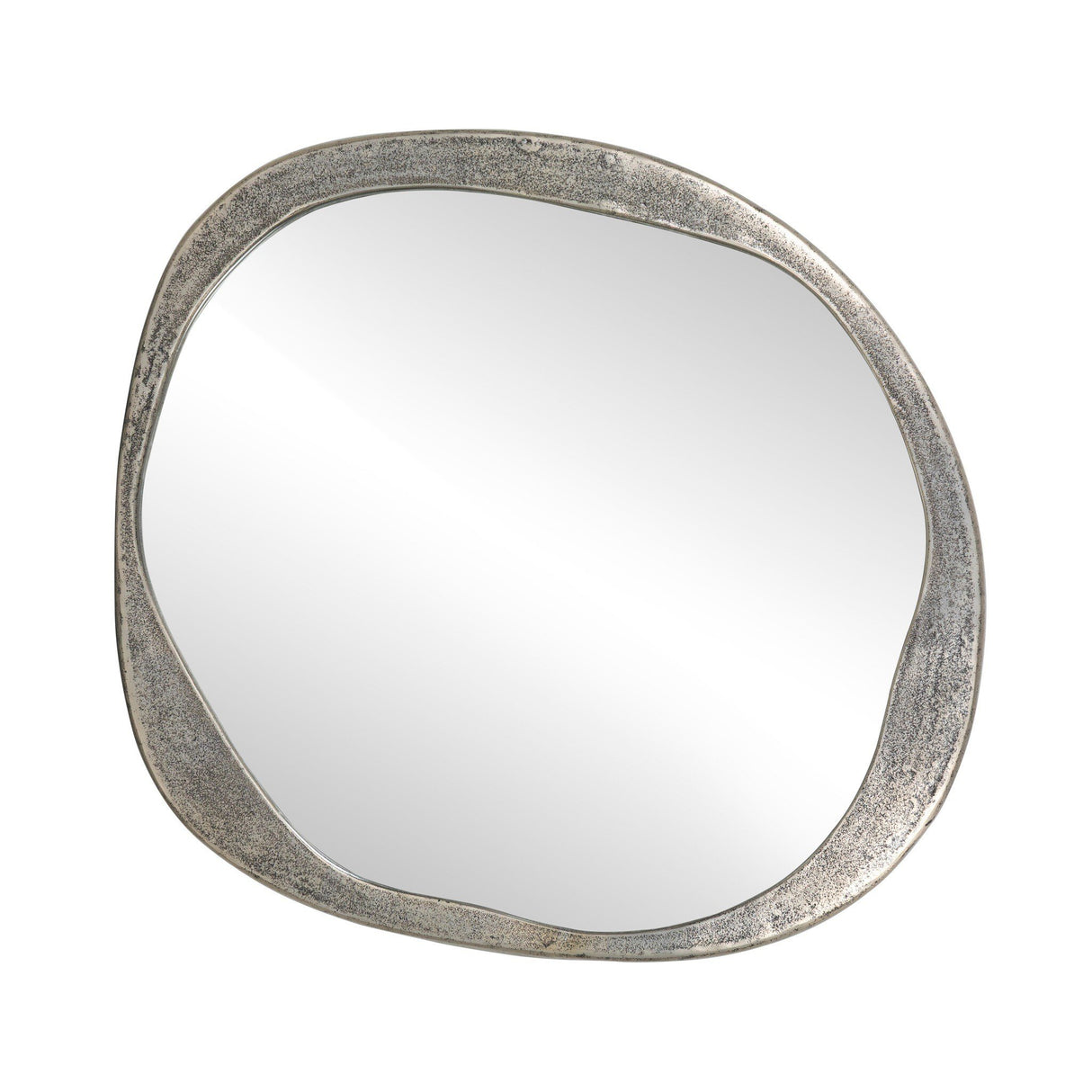 Chavez Mirror in Raw Antique Nickel from Four Hands - Luna Furniture