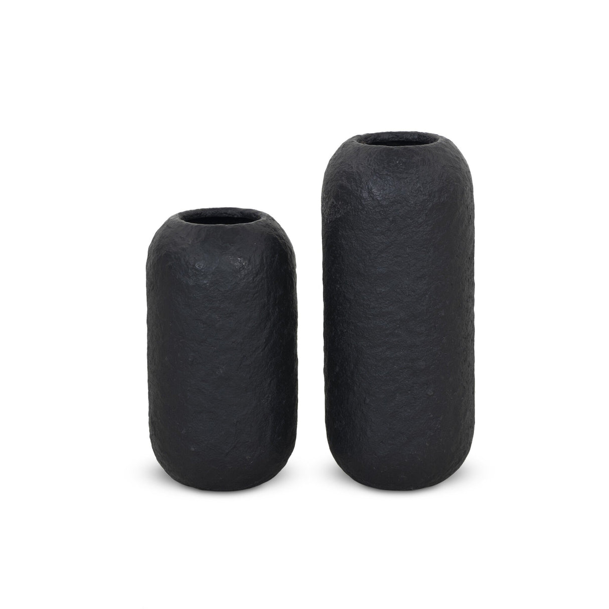 Burns Vessel in Raw Black Texture from Four Hands - Luna Furniture