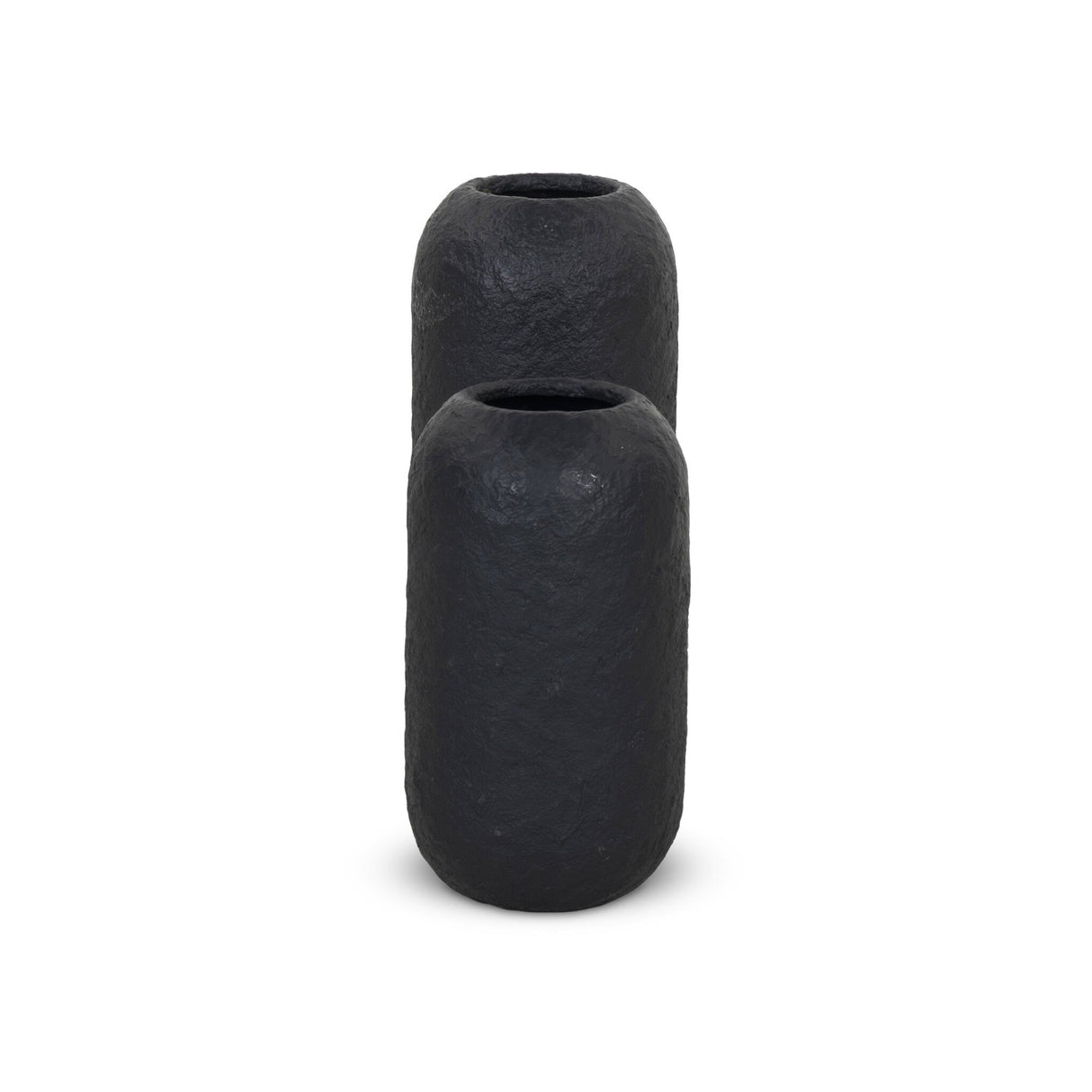 Burns Vessel in Raw Black Texture from Four Hands - Luna Furniture