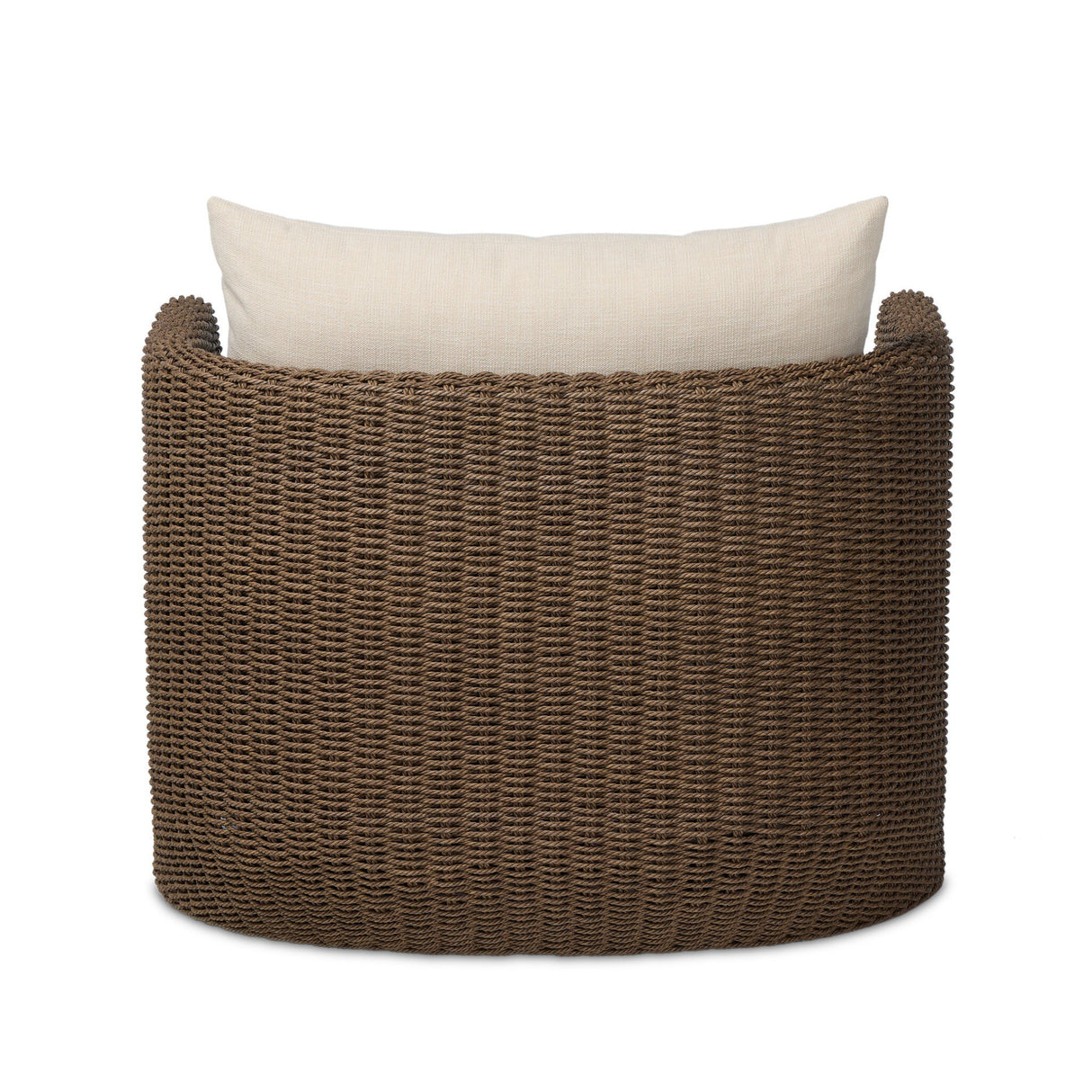 Corrigan Outdoor Swivel Chair in Liller Ivory from Four Hands - Luna Furniture