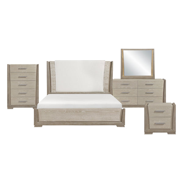 Aeon Brown/Gray 5-Piece Queen Bedroom Set