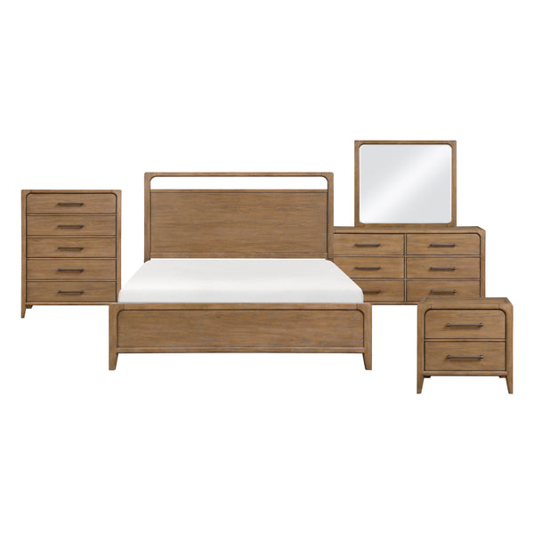 Elowen Brown 5-Piece Queen Bedroom Set
