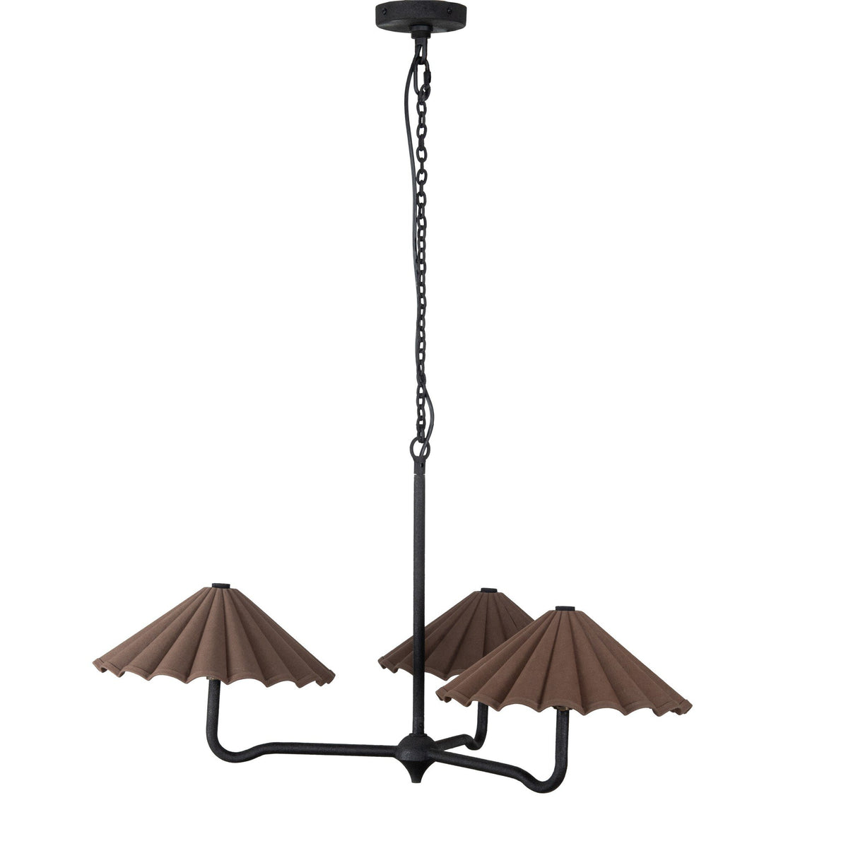 Fiorella Chandelier in Black Wrought Iron from Four Hands - Luna Furniture