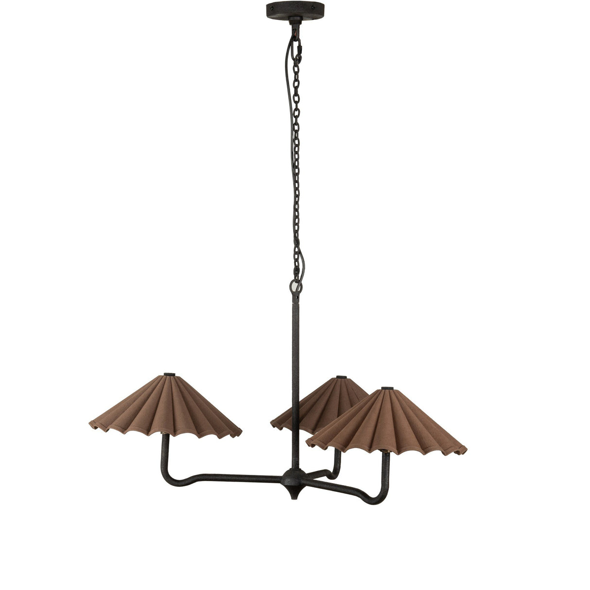 Fiorella Chandelier in Black Wrought Iron from Four Hands - Luna Furniture