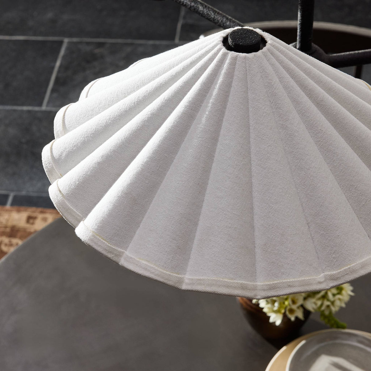 Fiorella Chandelier in Black Wrought Iron from Four Hands - Luna Furniture