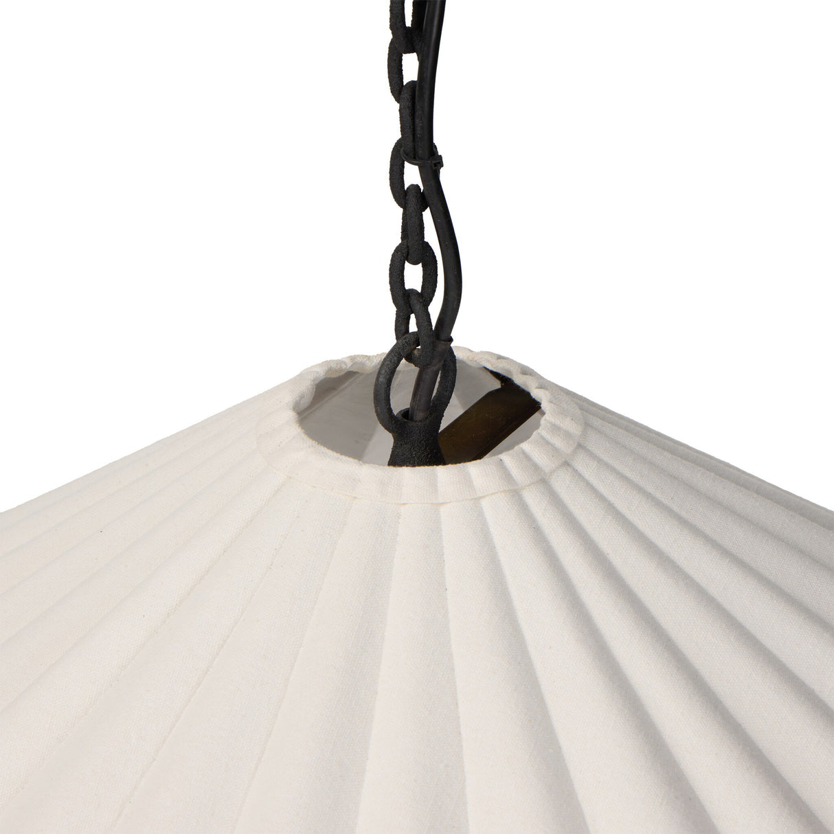 Fiorella Pendant in Black Wrought Iron from Four Hands - Luna Furniture