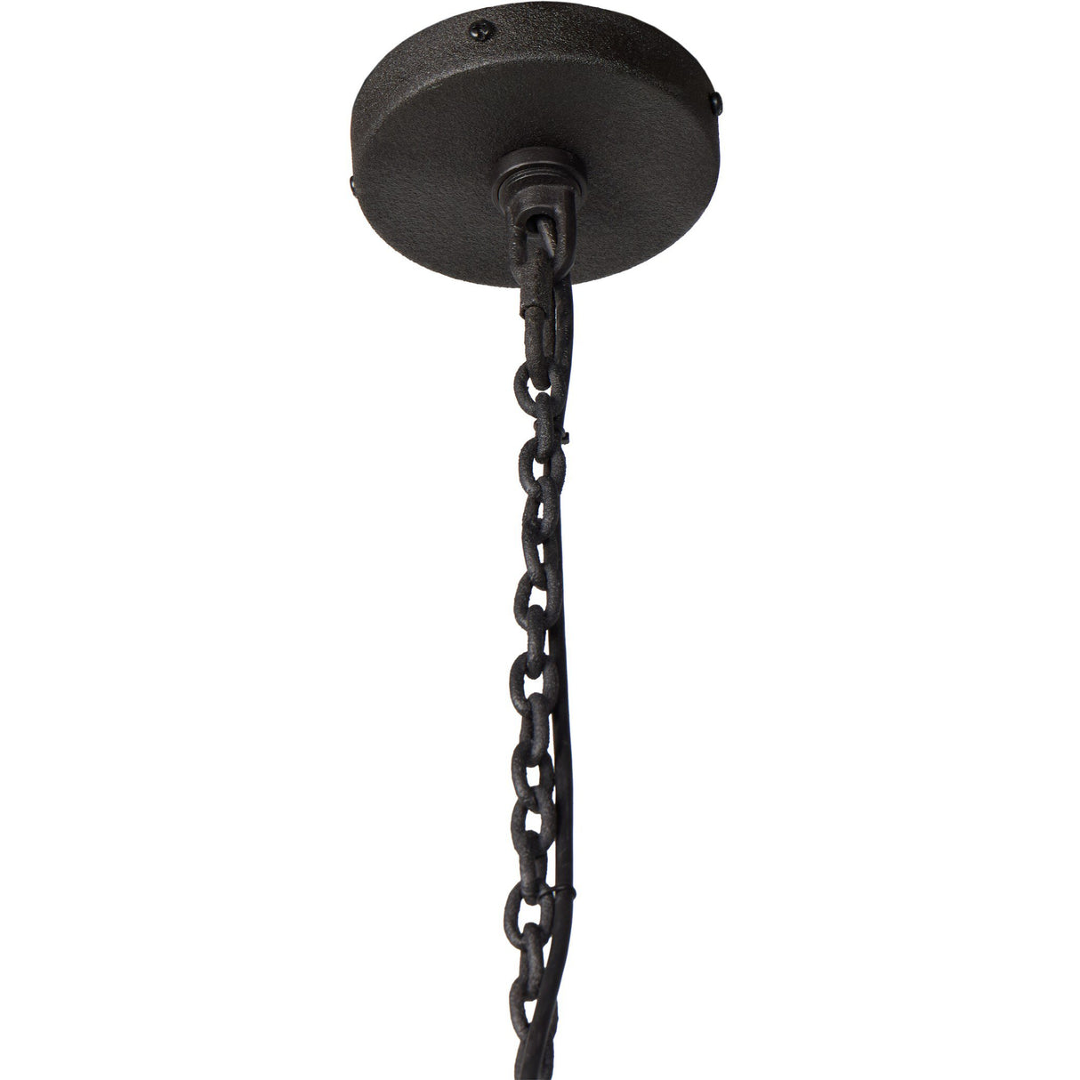 Fiorella Pendant in Black Wrought Iron from Four Hands - Luna Furniture