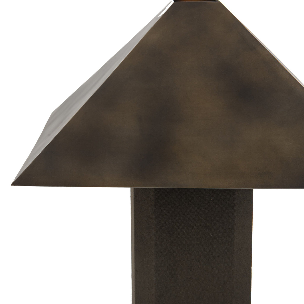 Kenric Table Lamp in Forest Green Canvas from Four Hands - Luna Furniture