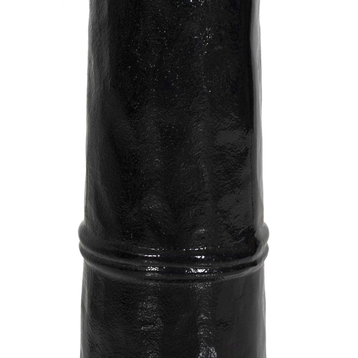 Nerissa Floor Lamp in Glossy Black Cast Aluminum from Four Hands - Luna Furniture