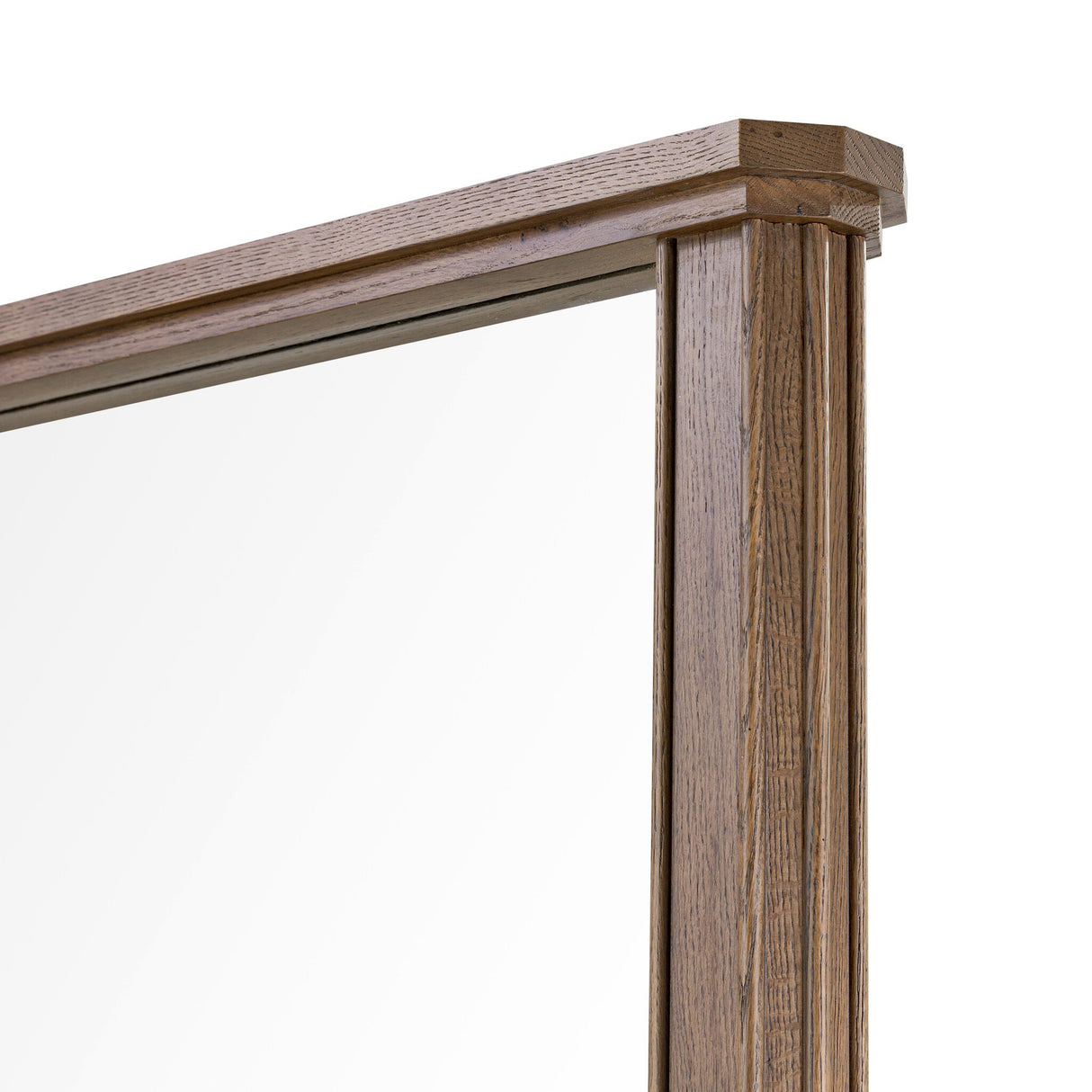 Kish Mirror in Umber Oak Solid from Four Hands - Luna Furniture