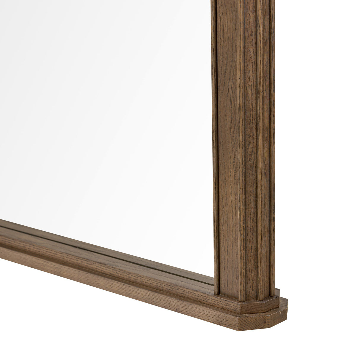 Kish Mirror in Umber Oak Solid from Four Hands - Luna Furniture
