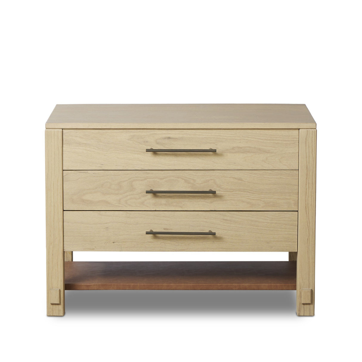 Blake Large Nightstand in Washed Ash from Four Hands - Luna Furniture