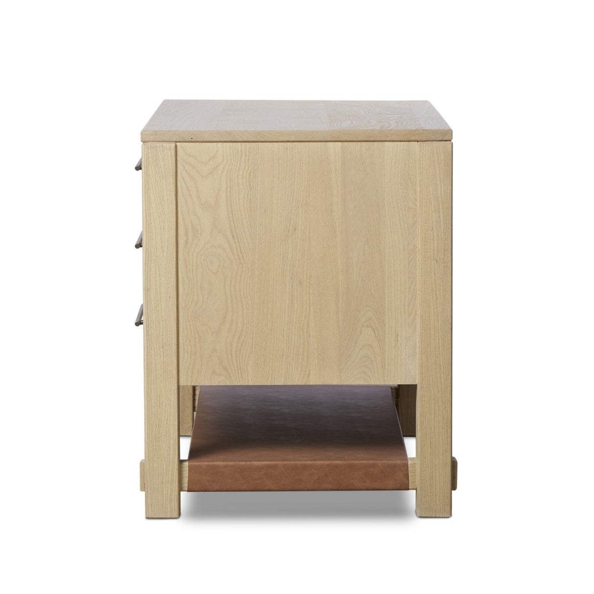 Blake Large Nightstand in Washed Ash from Four Hands - Luna Furniture