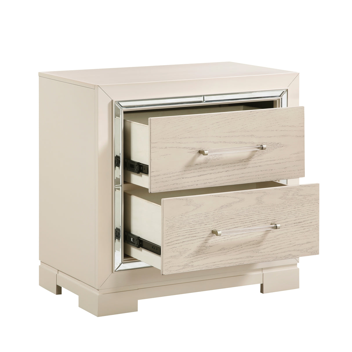Alabaster Light Gray/Cream Bedroom Set from Homelegance - Luna Furniture