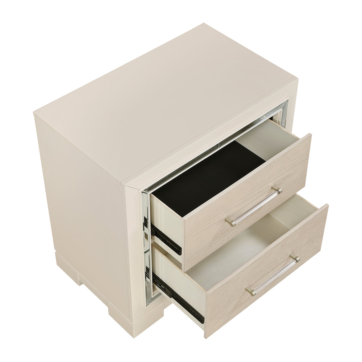 Alabaster Light Gray/Cream Bedroom Set from Homelegance - Luna Furniture